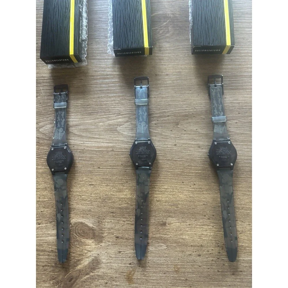 Lot of 3 Disney Nightmare Before Christmas Halloween Town LCD Watches